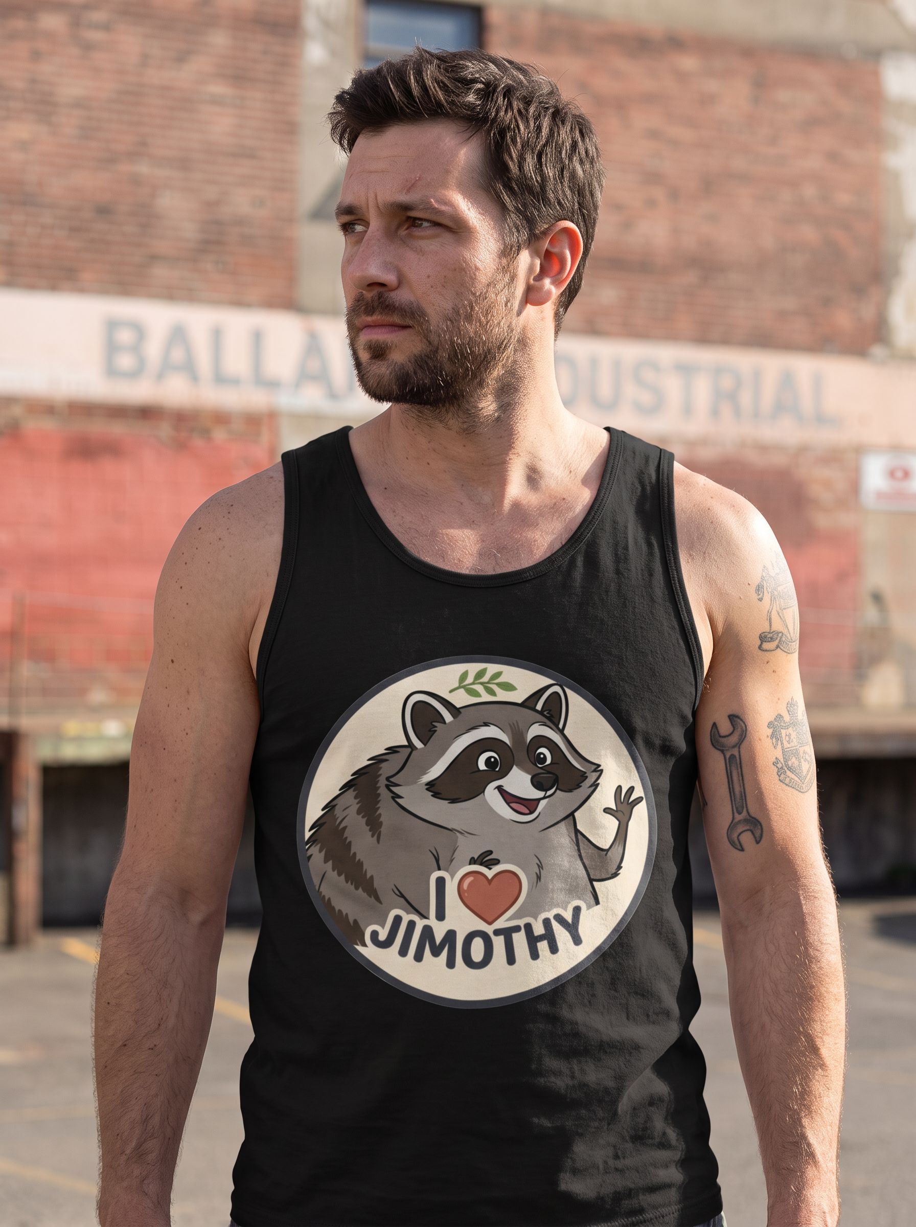 jimothy the raccoon tank